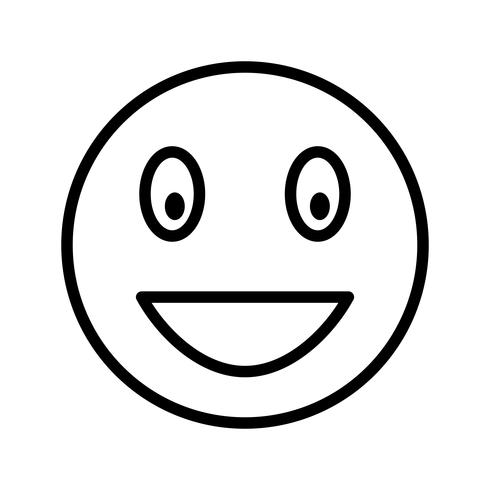 Emoji Vector pictogram lachen