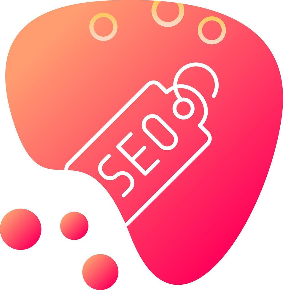 seo label vecto icoon vector