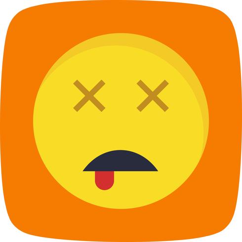 Dode Emoji Vector Icon