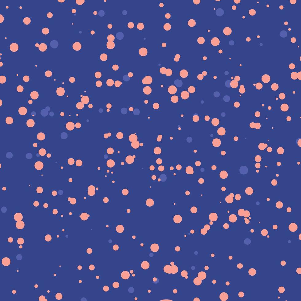abstract patroon met spikkels roze kleur op blauwe achtergrond. vector