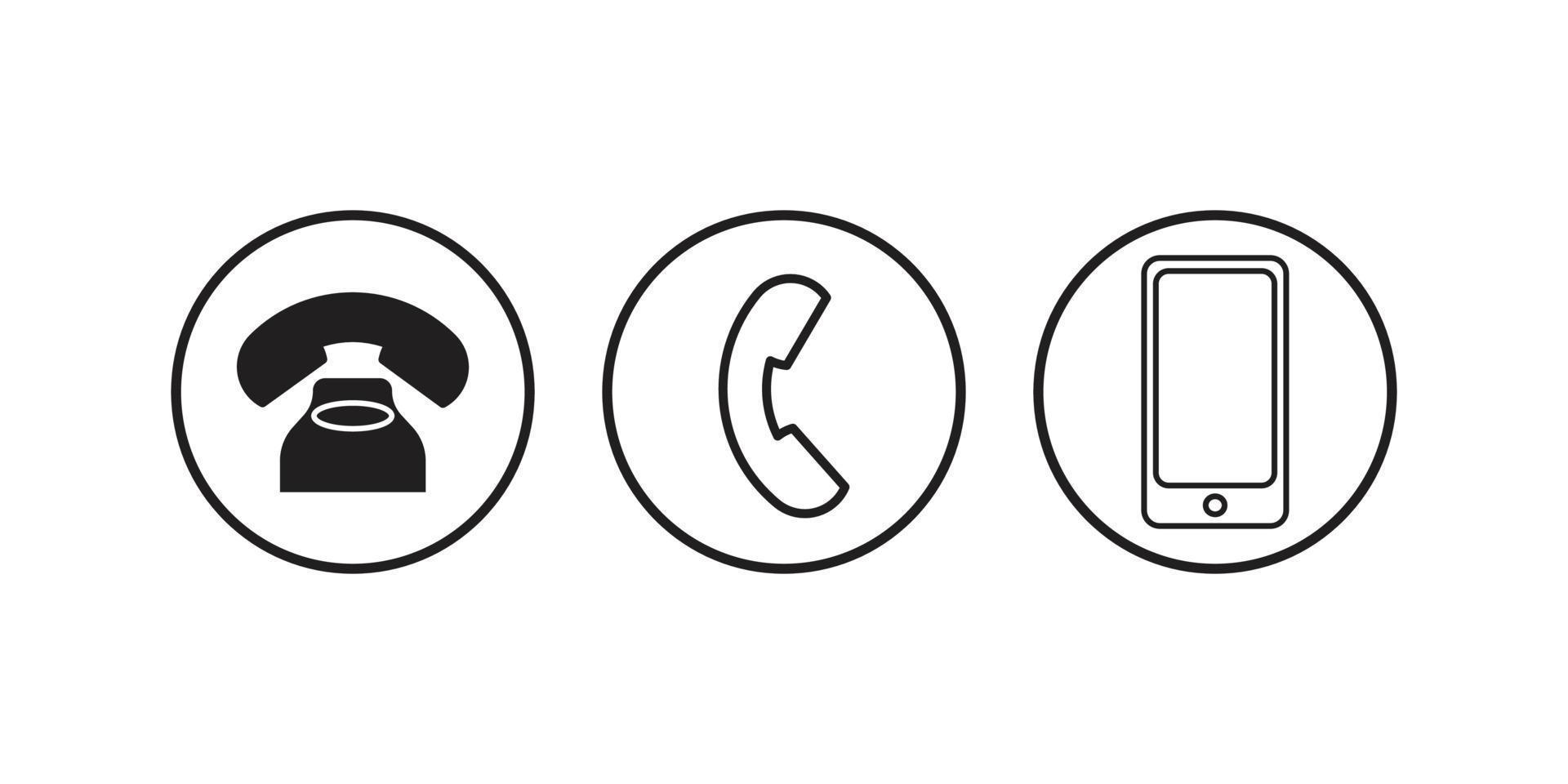 telefoonpictogram vector voor web, presentatie, logo, infographic