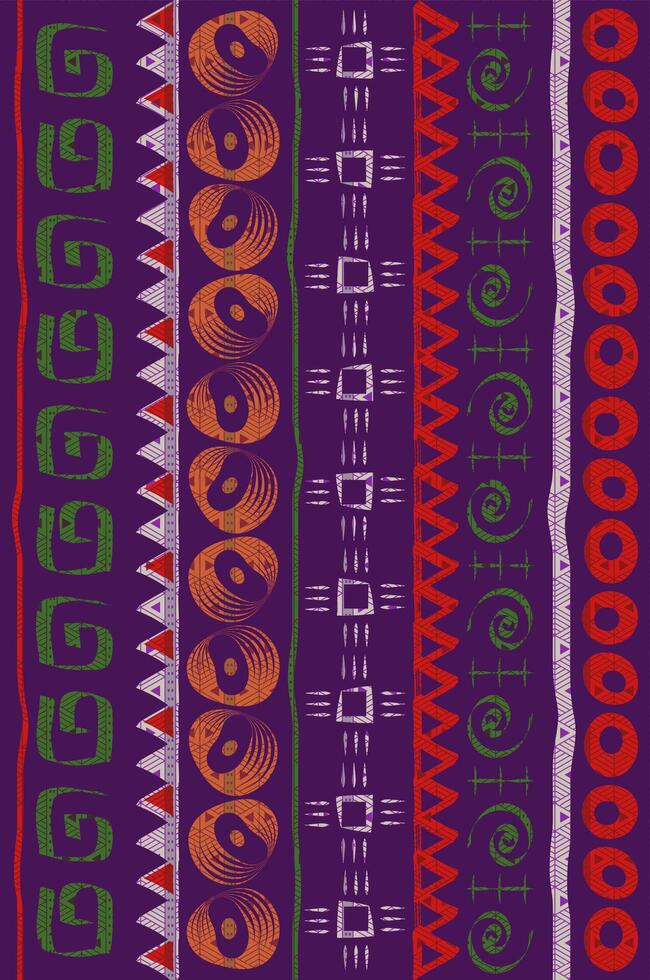 Afrikaanse afdrukken kleding stof, etnisch handgemaakt ornament voor uw ontwerp, tribal patroon motieven meetkundig element. vector achtergrond textuur, afro textiel Ankara mode stijl. pareo inpakken jurk, tapijt batik