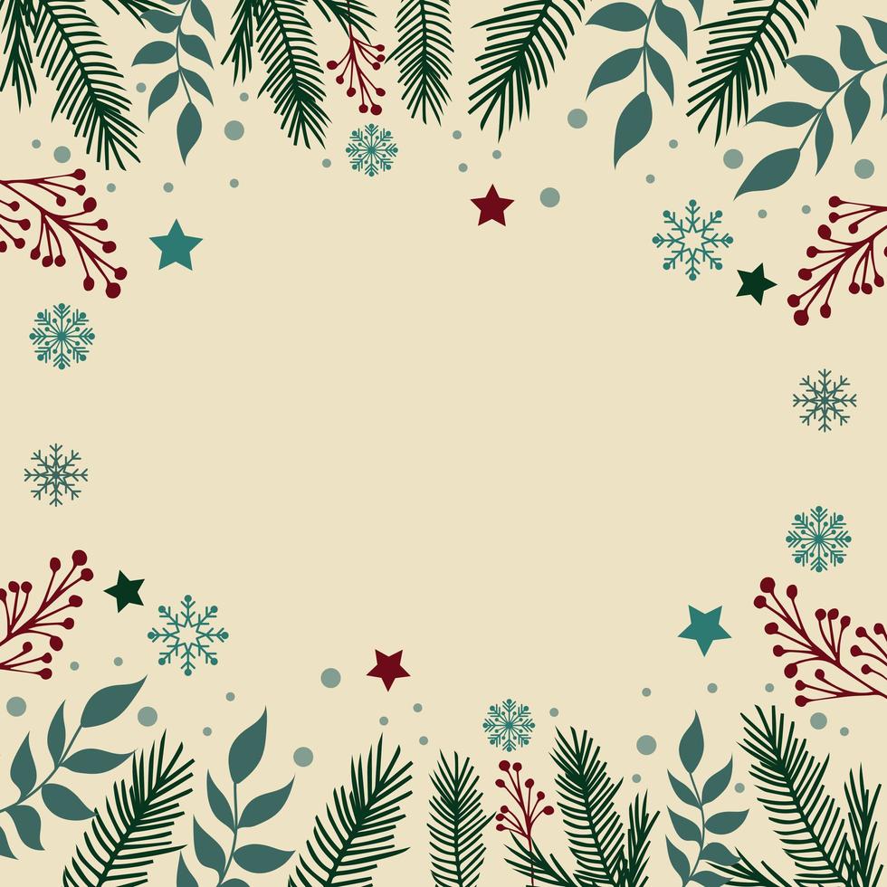 lichte kerstachtergrond, feestelijke websjabloon - vector