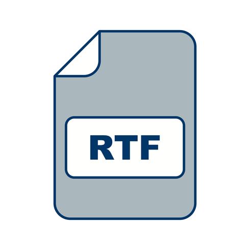 rtf vector pictogram