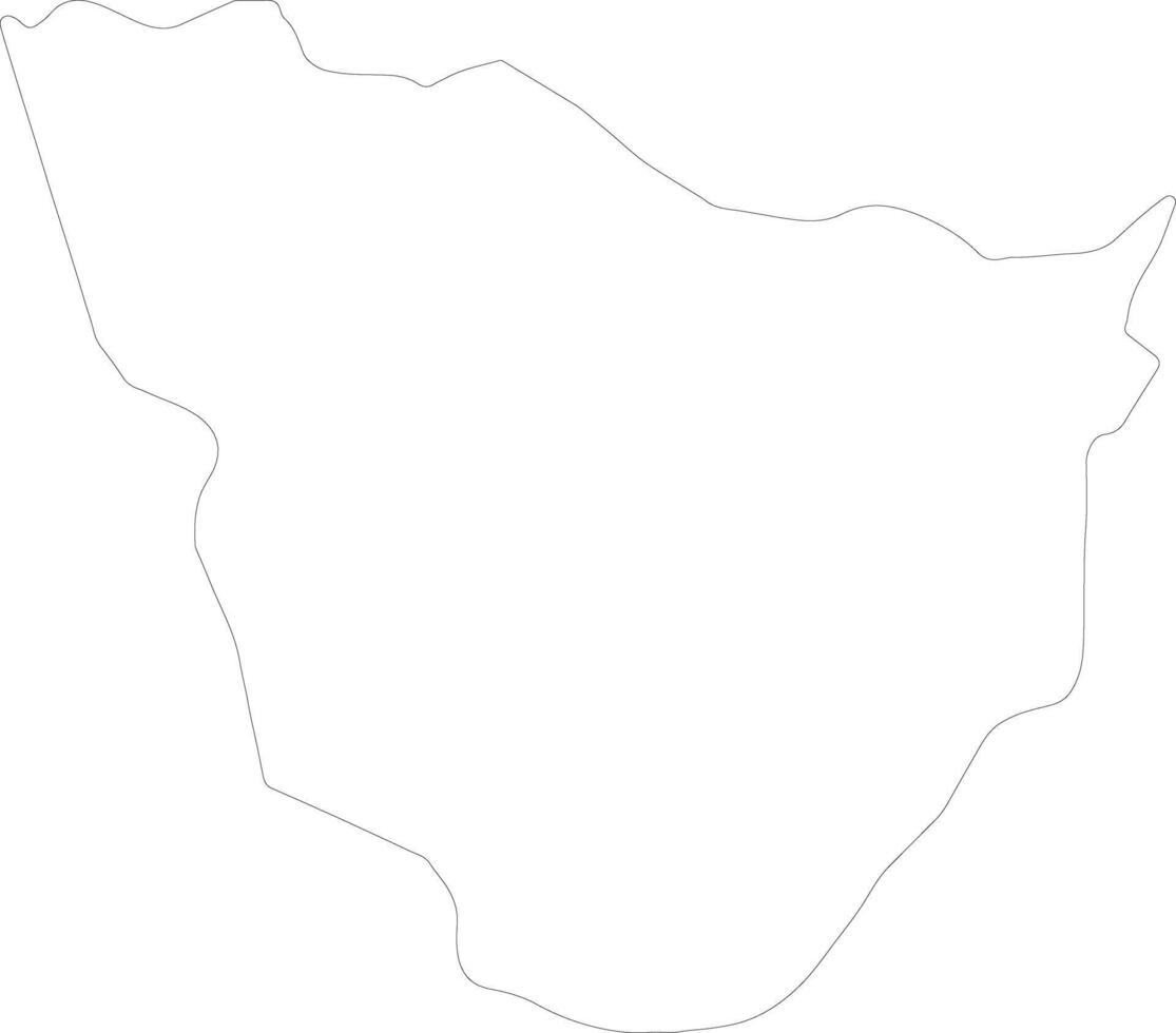 annaba Algerije schets kaart vector