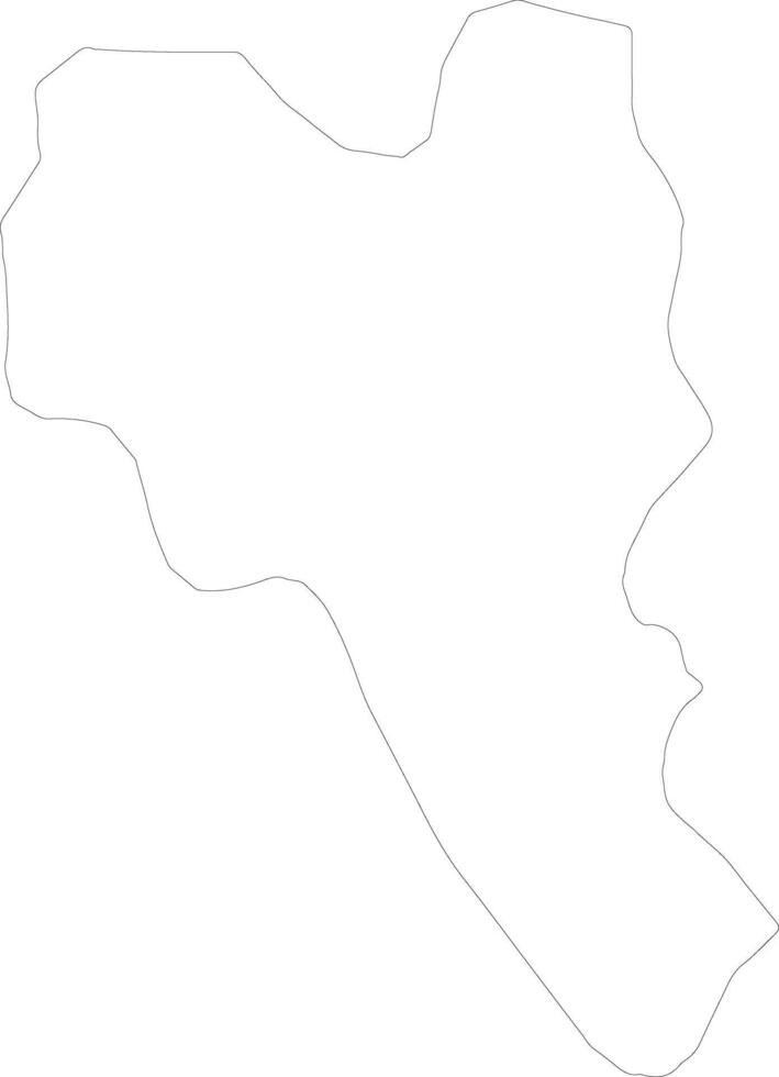 noumbiel Burkina faso schets kaart vector
