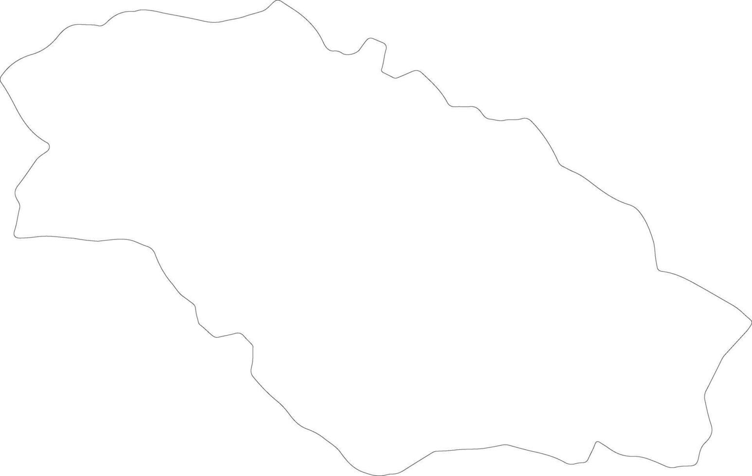pernik bulgarije schets kaart vector