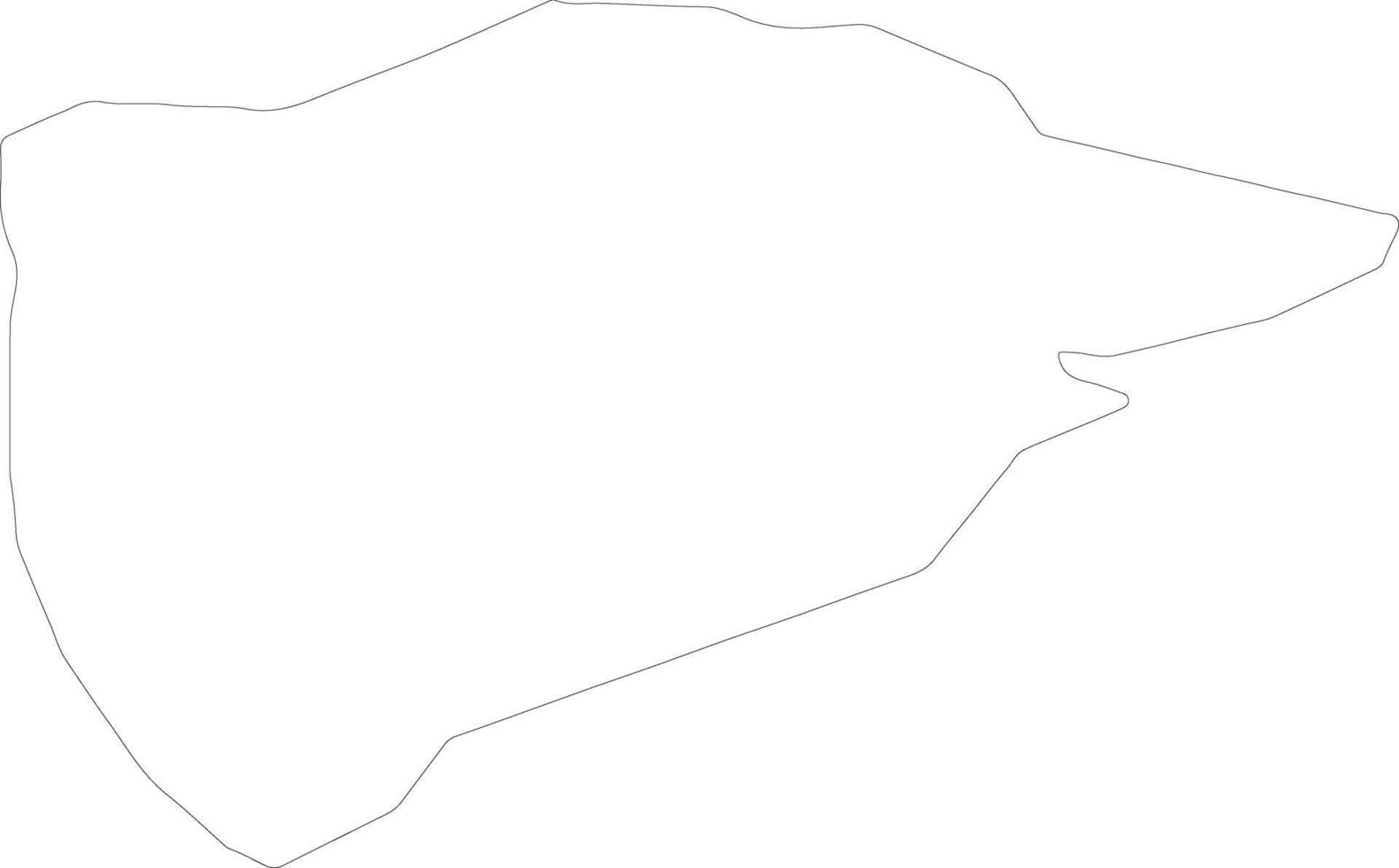 rutland Verenigde koninkrijk schets kaart vector