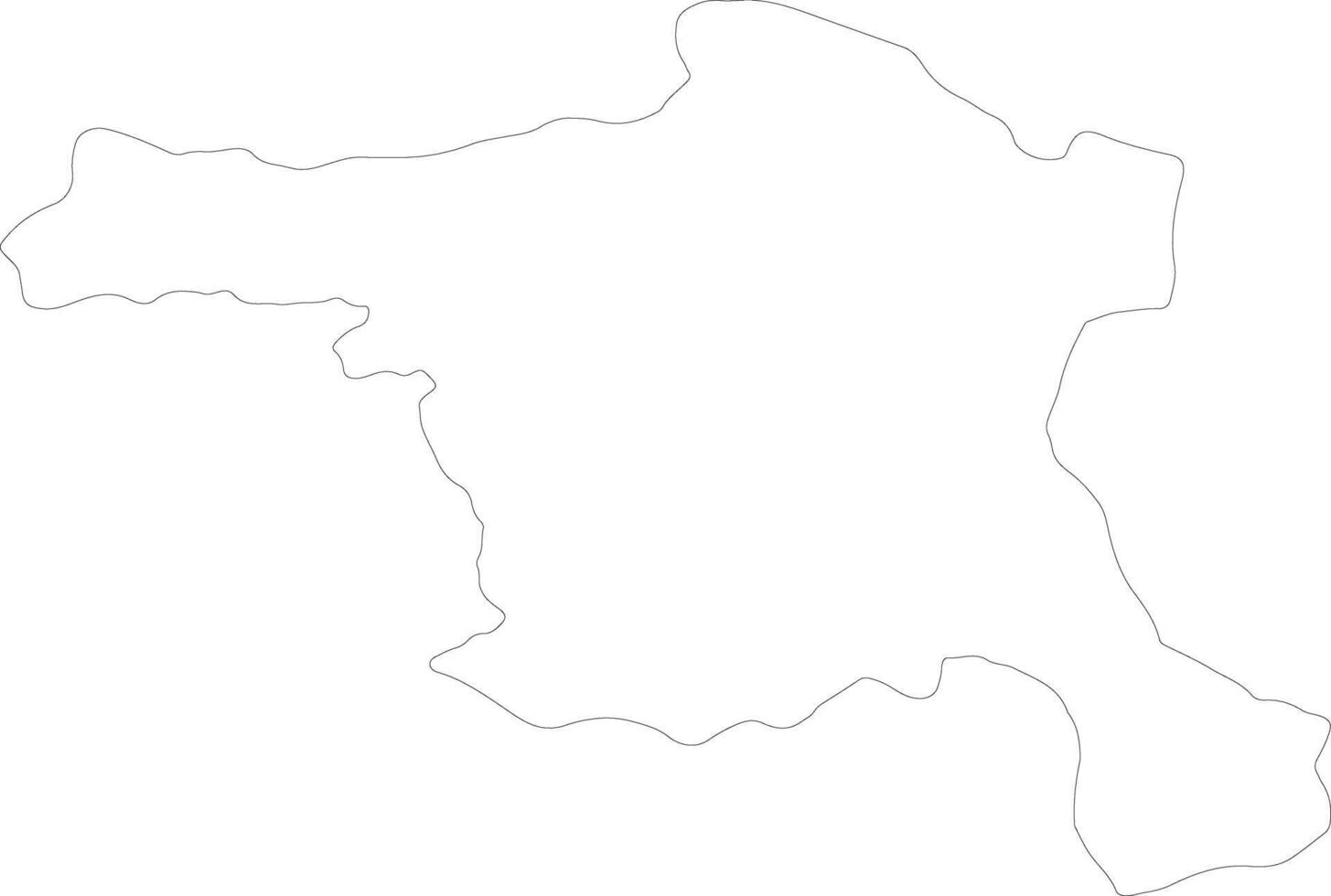 Ankara kalkoen schets kaart vector