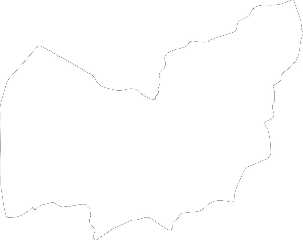 manzini Swaziland schets kaart vector