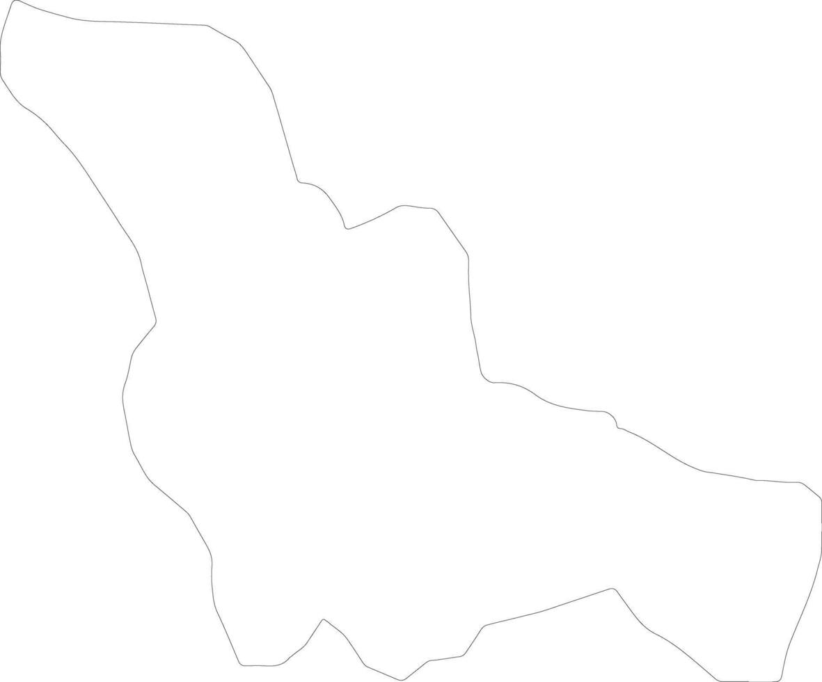 podujevo Kosovo schets kaart vector