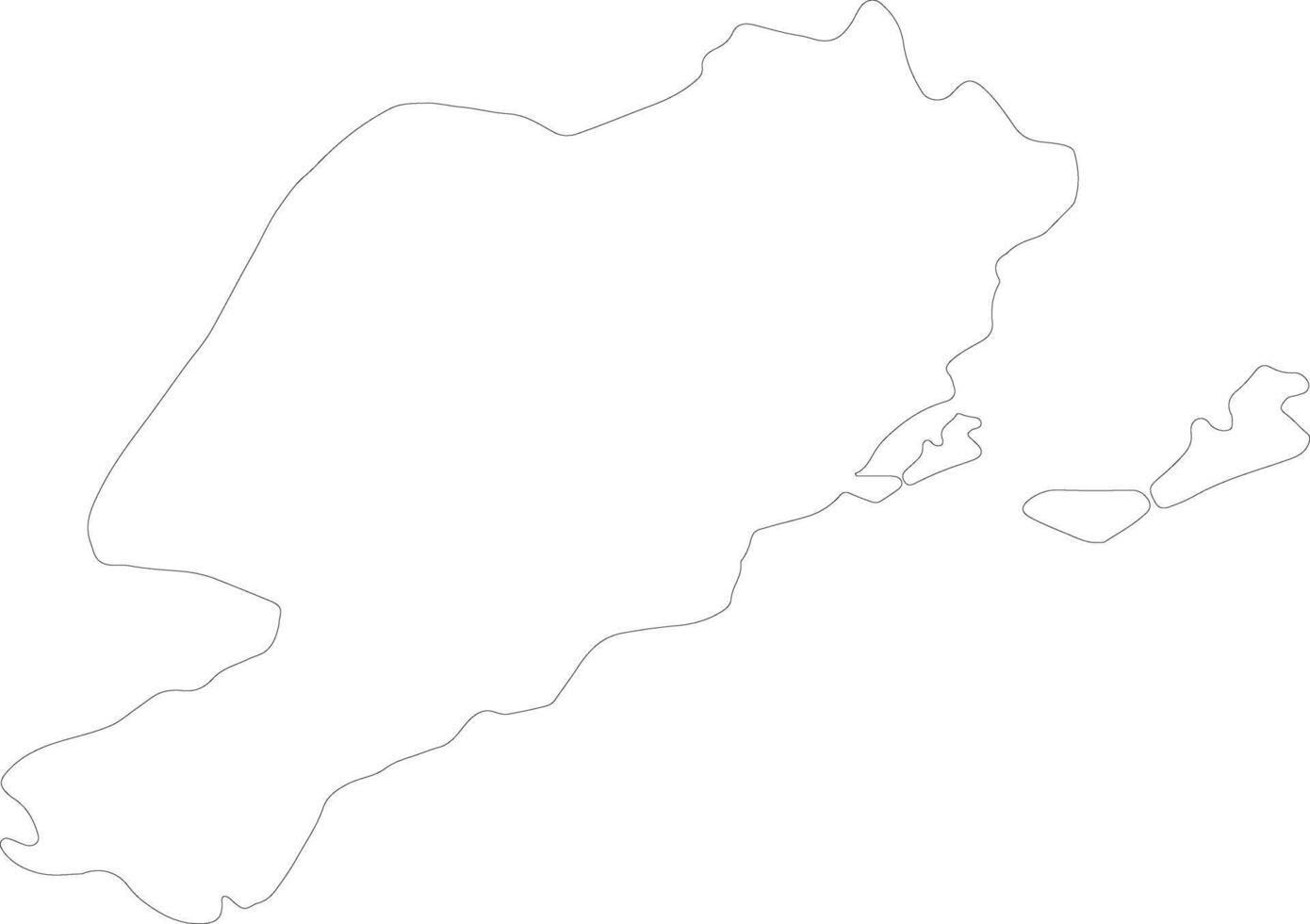 sfax Tunesië schets kaart vector