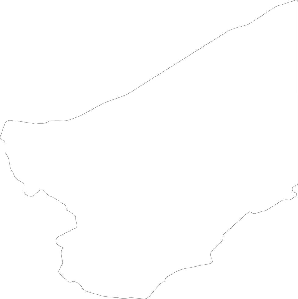 zinder Niger schets kaart vector