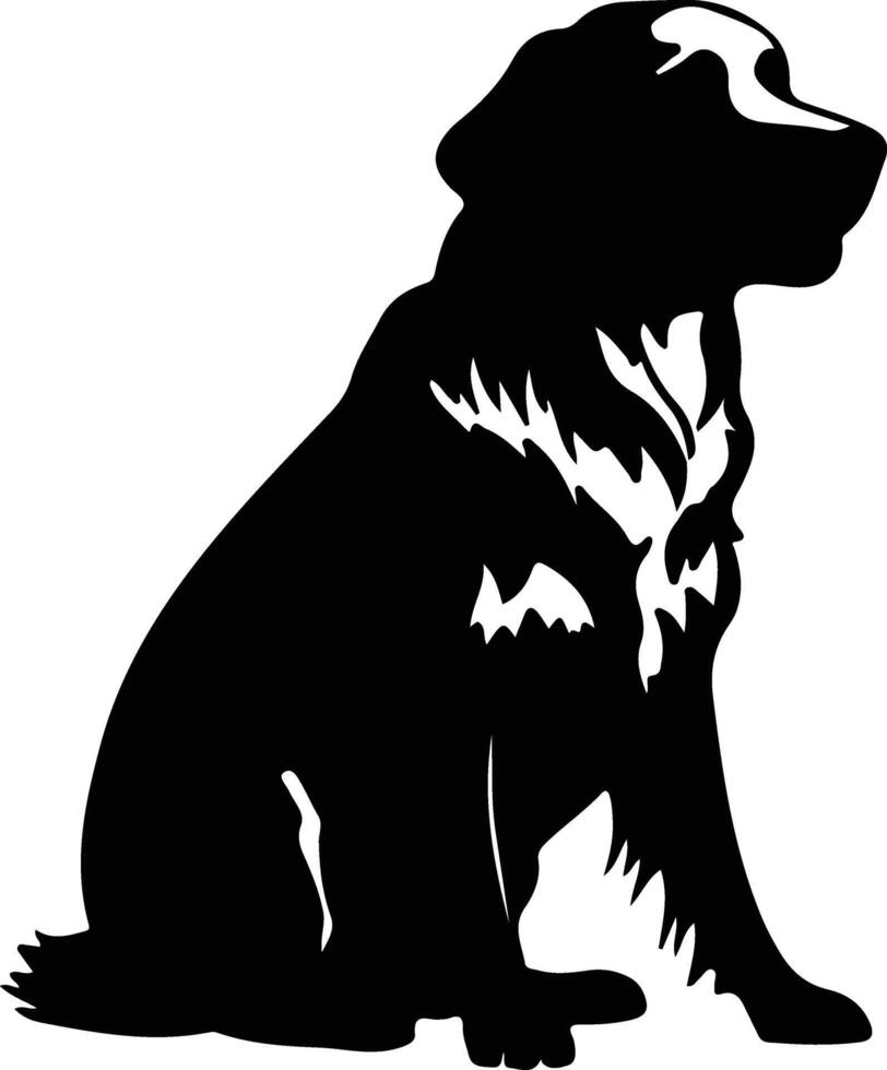 gouden retriever silhouet vector