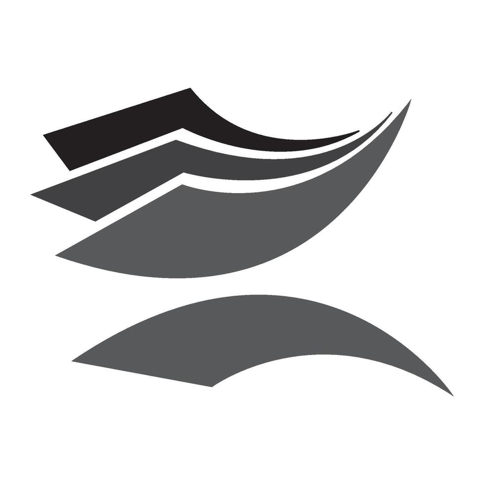 papier icoon logo vector ontwerp sjabloon