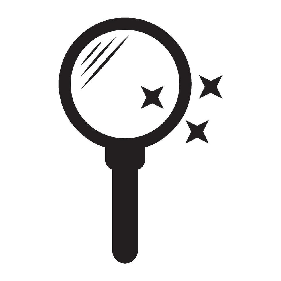 spiegel icoon logo vector ontwerp sjabloon
