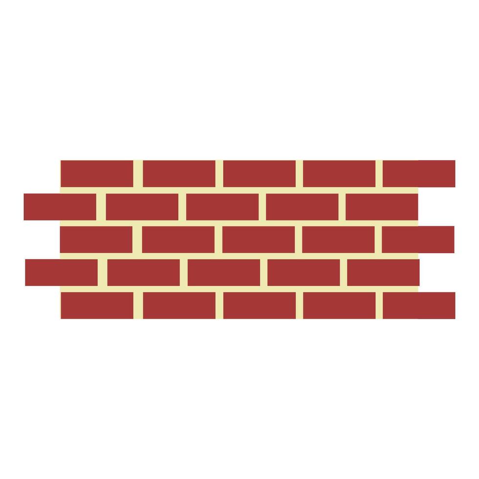 steen muur icoon logo vector ontwerp sjabloon