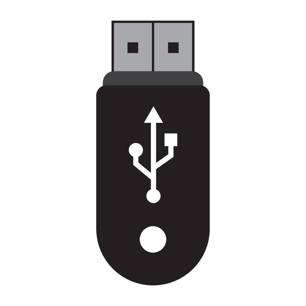 flashdisk icoon logo vector ontwerp sjabloon