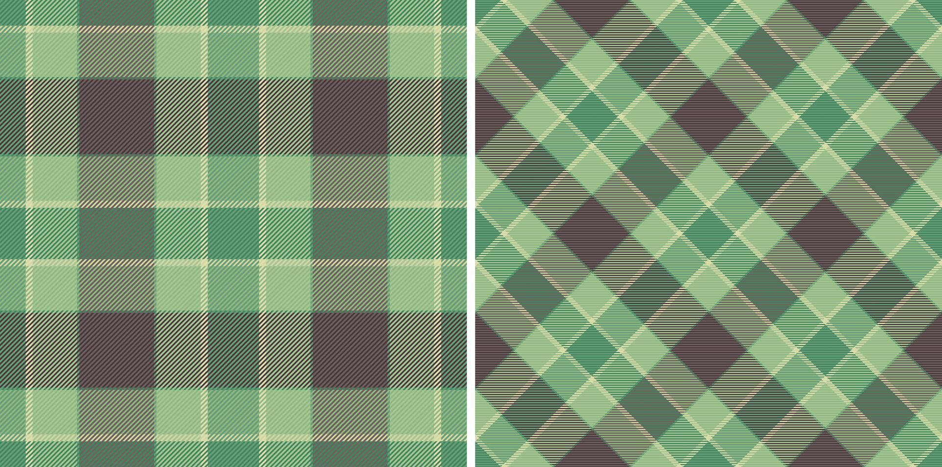 structuur Schotse ruit plaid van naadloos achtergrond controleren met een vector patroon kleding stof textiel.
