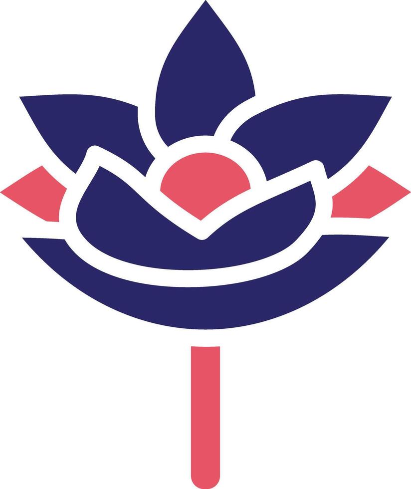 lotusbloem vector icon