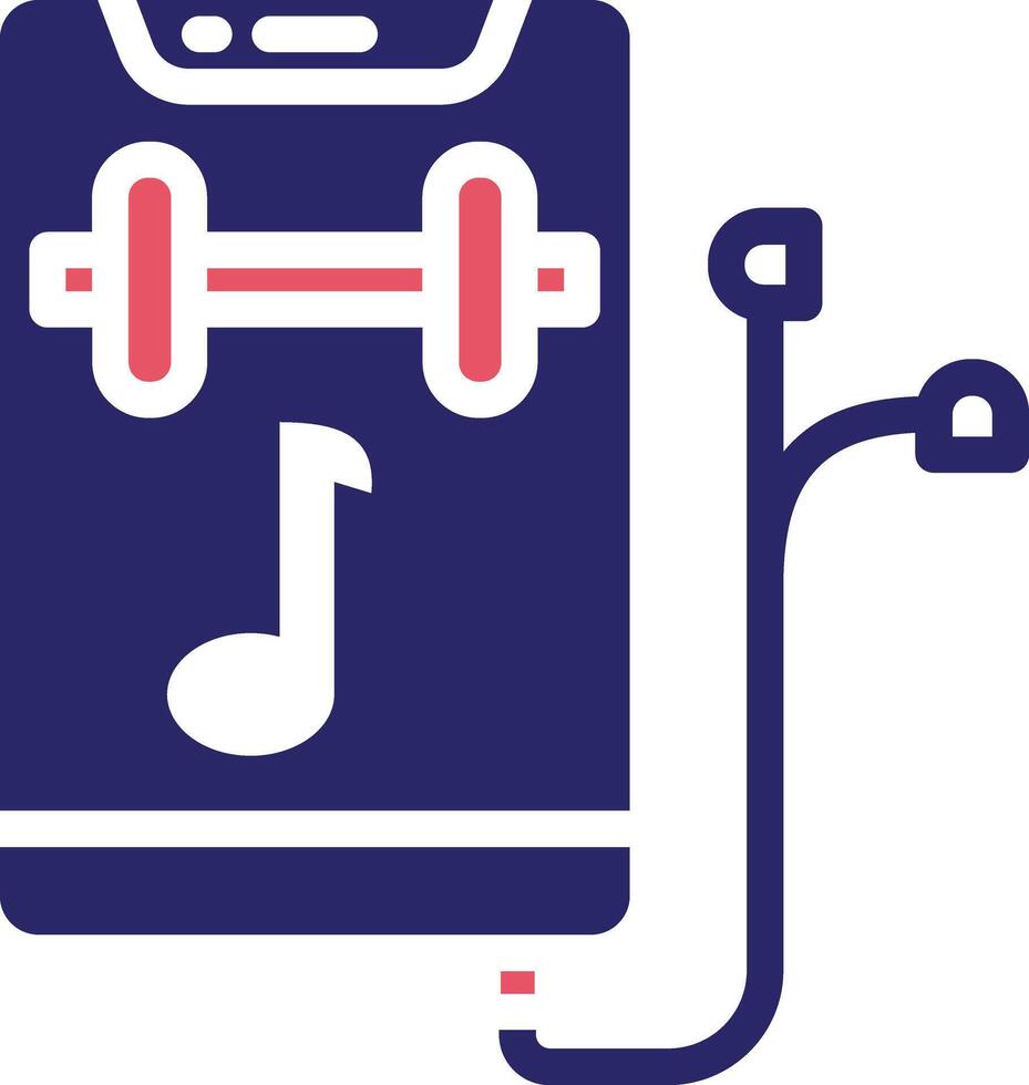 Sportschool muziek- vector icoon