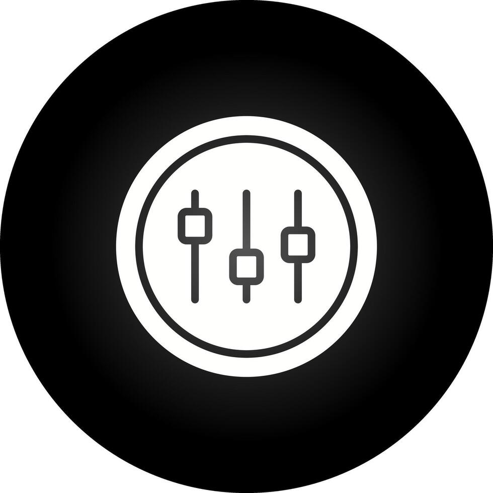 muziek- equalizer vector icoon