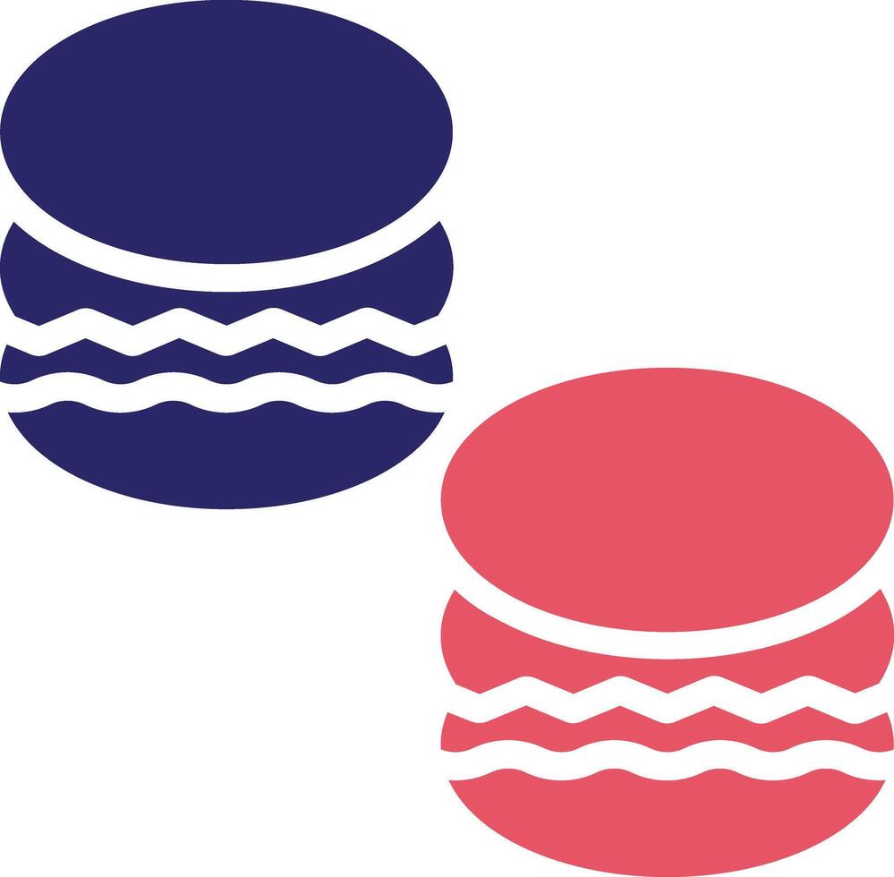 macaron vector icoon