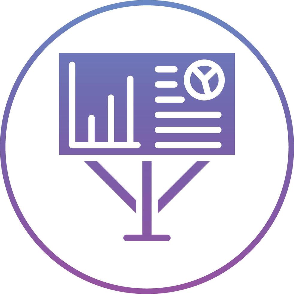 presentatie vector pictogram