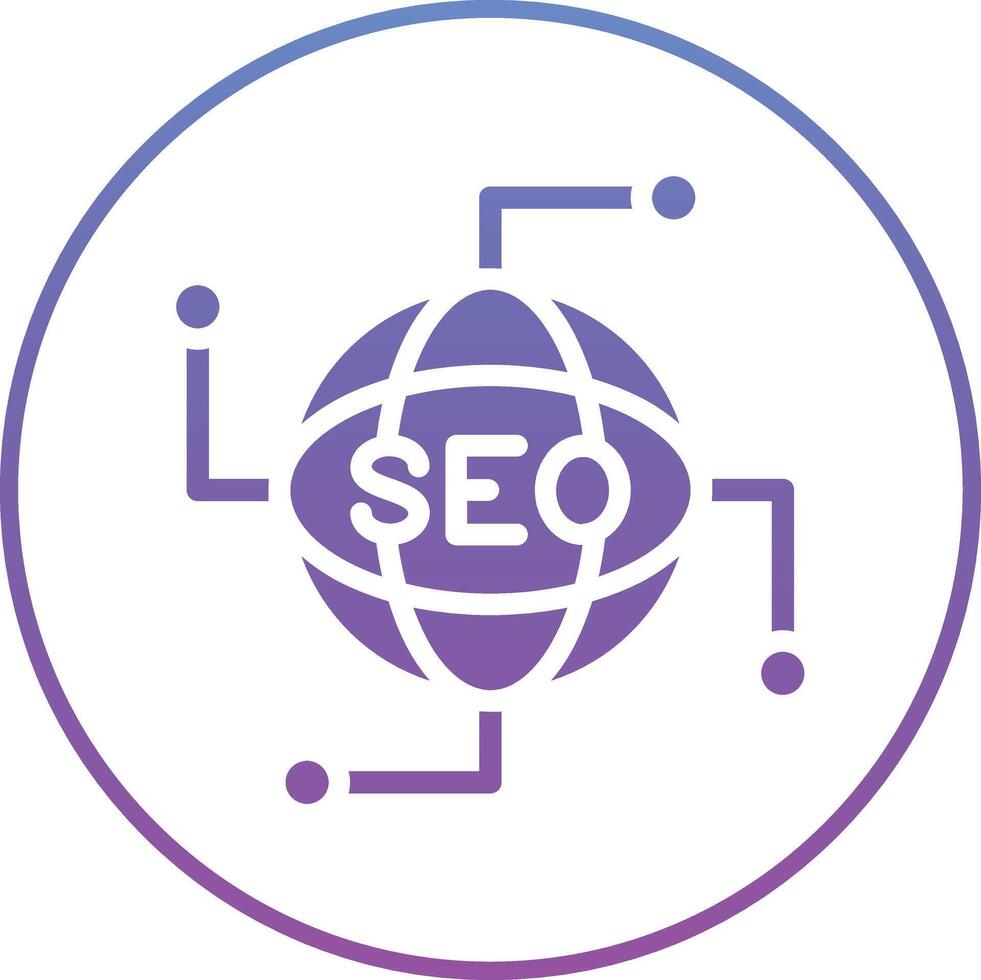 seo netwerk vector icoon