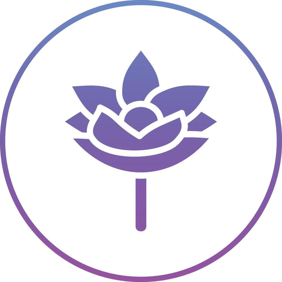 lotusbloem vector icon