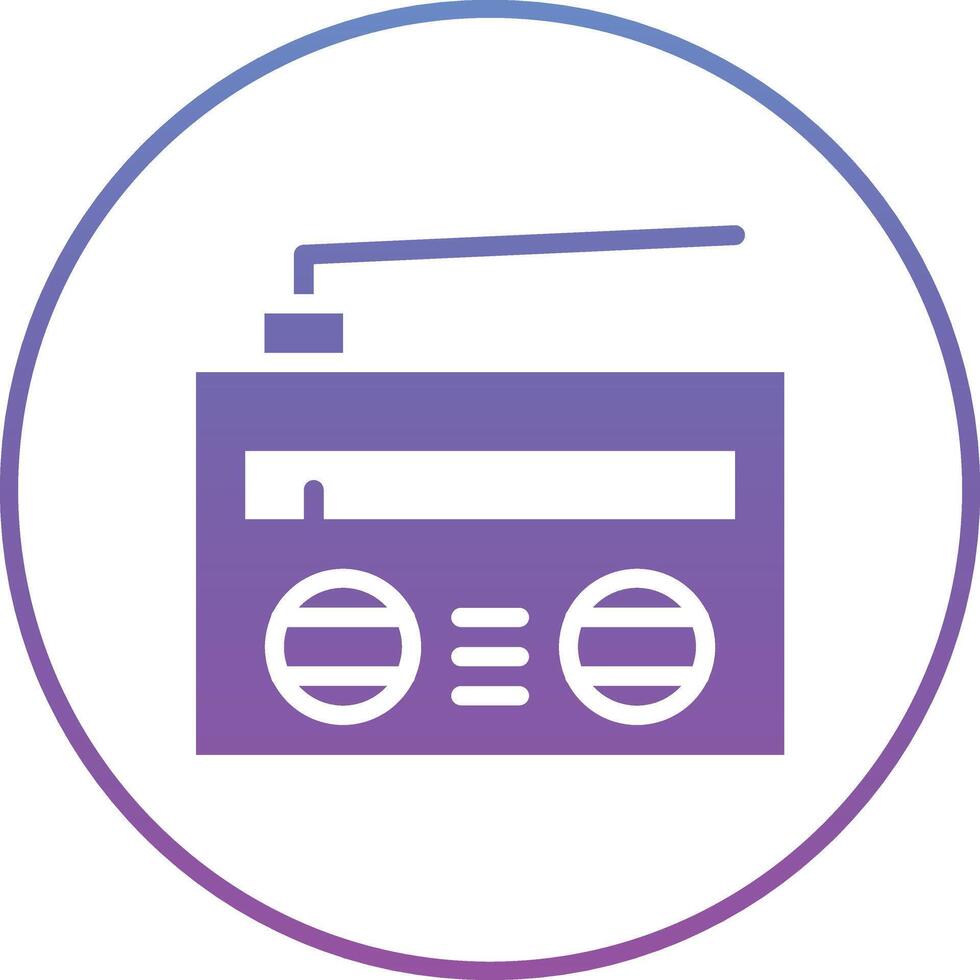 radio vector pictogram