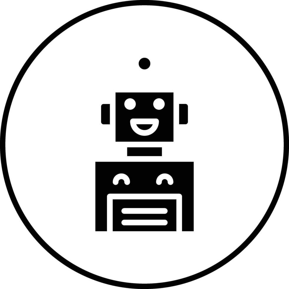 robot vector pictogram