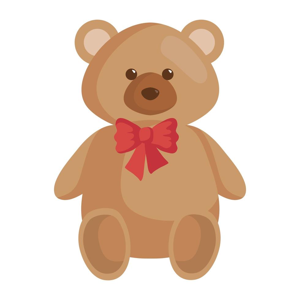 schattige teddybeer vector