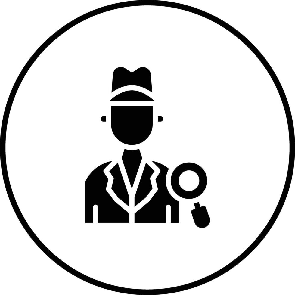 detective vector icoon