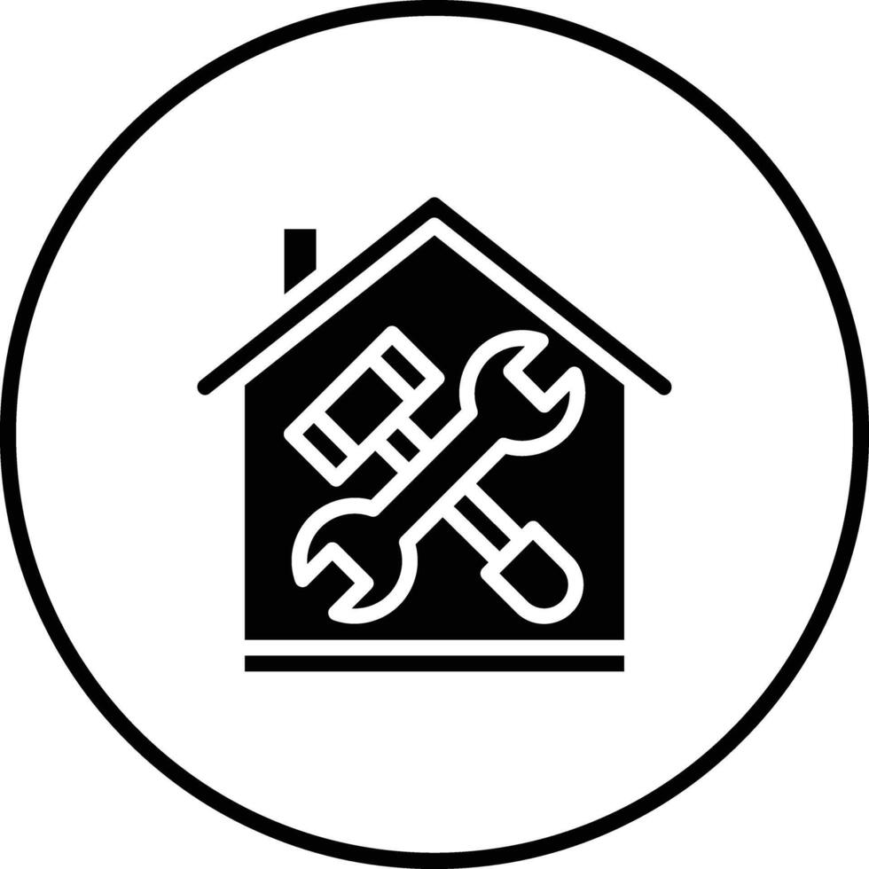 huis vernieuwing vector icoon