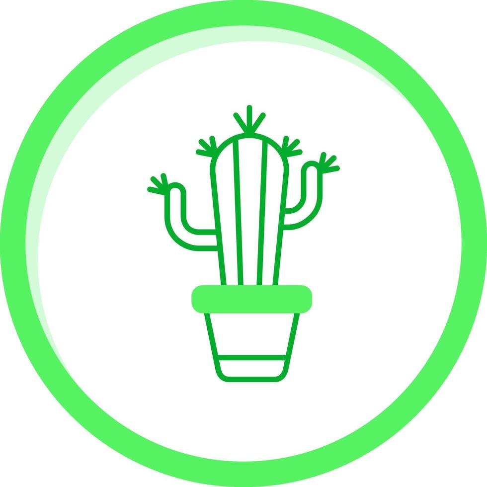 cactus groen mengen icoon vector