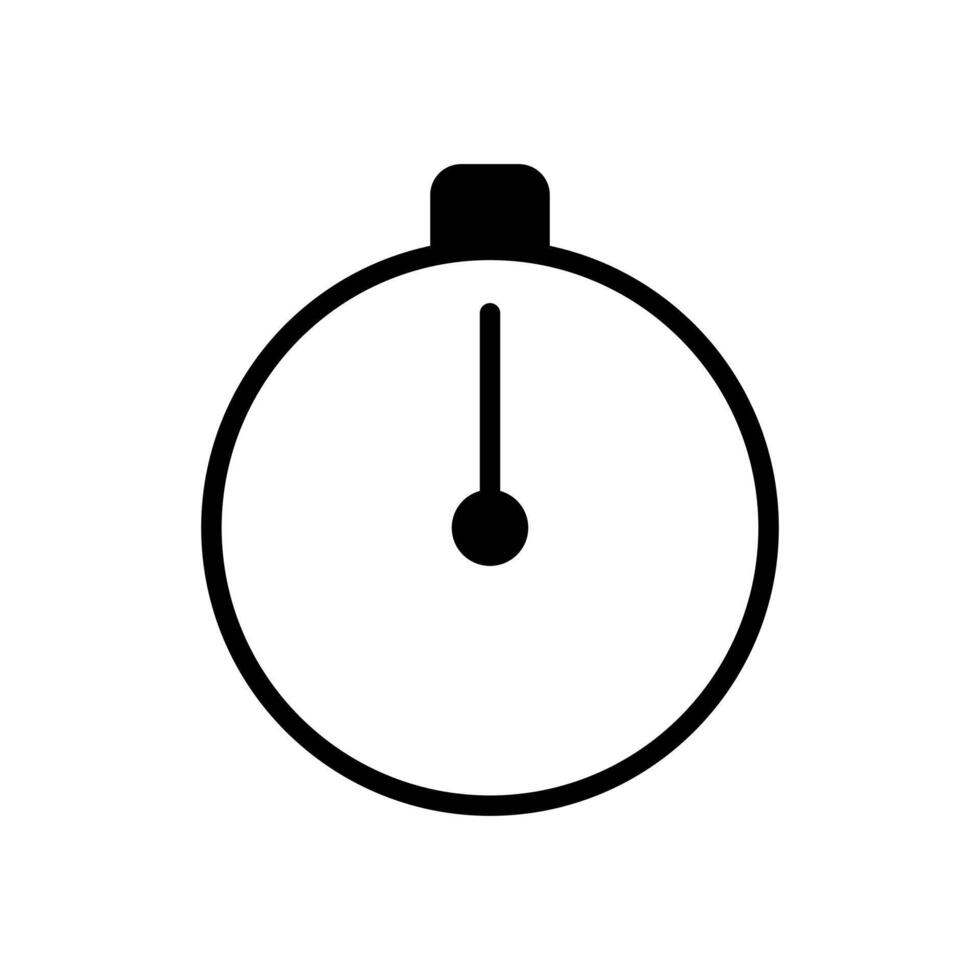 stopwatch icoon symbool vector sjabloon