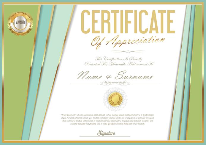 Certificaat vector