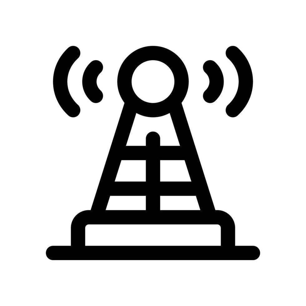 antenne icoon. vector lijn icoon voor uw website, mobiel, presentatie, en logo ontwerp.