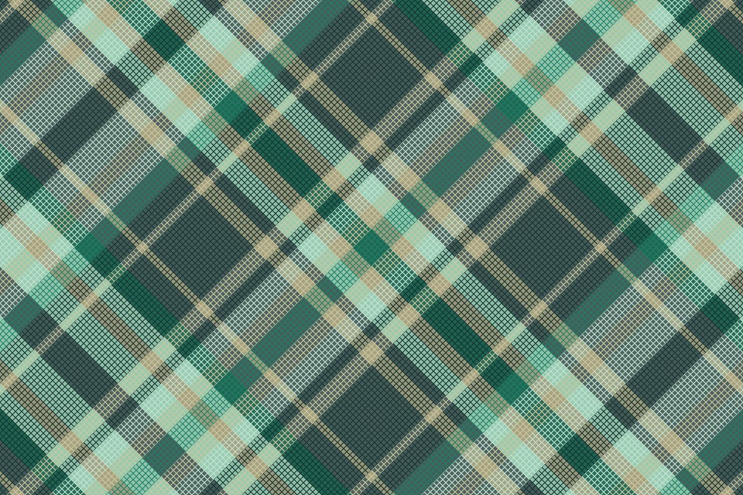 tartan geruit patroon met textuur en warme kleur. vector