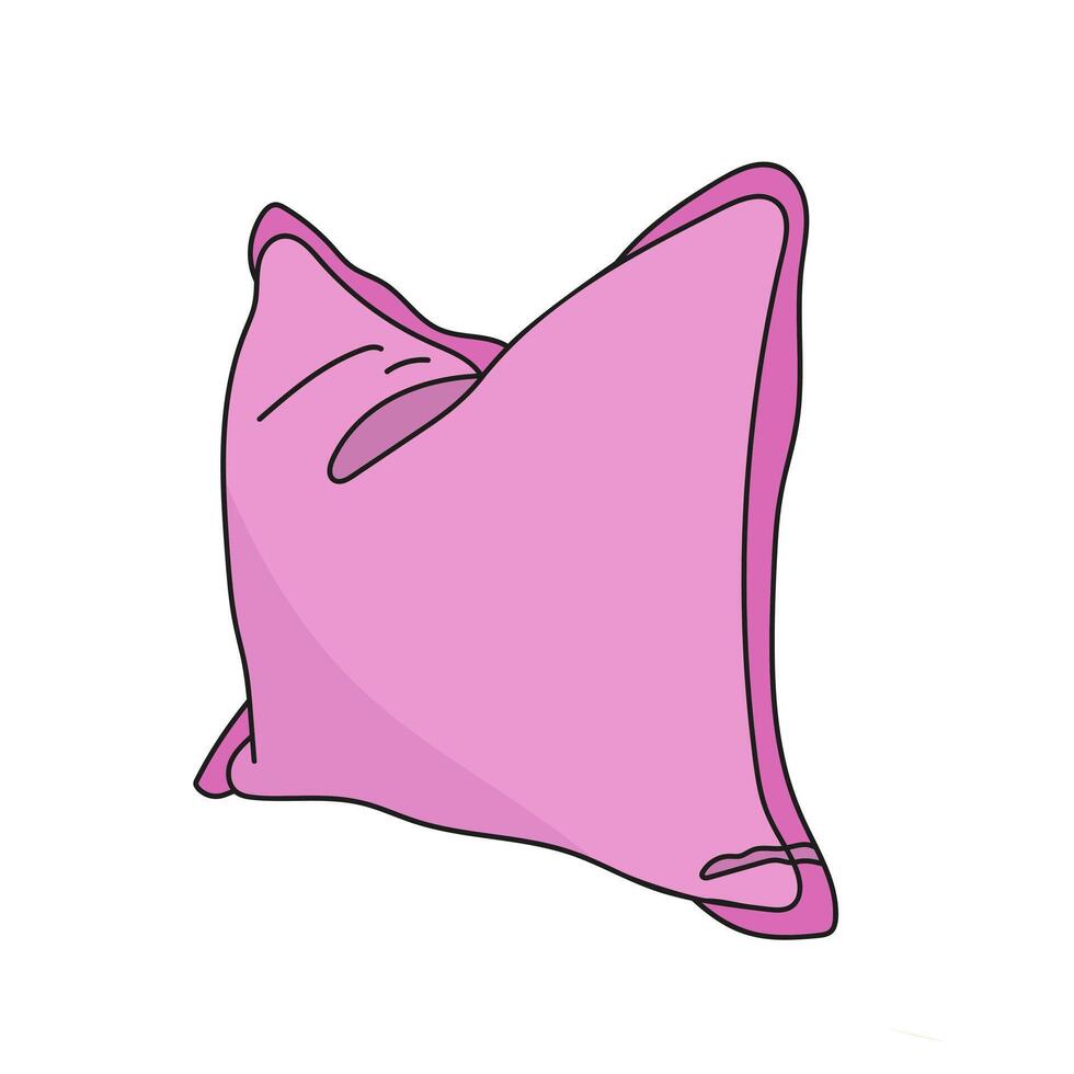 kleur vector beeld van kussens voor slapen.