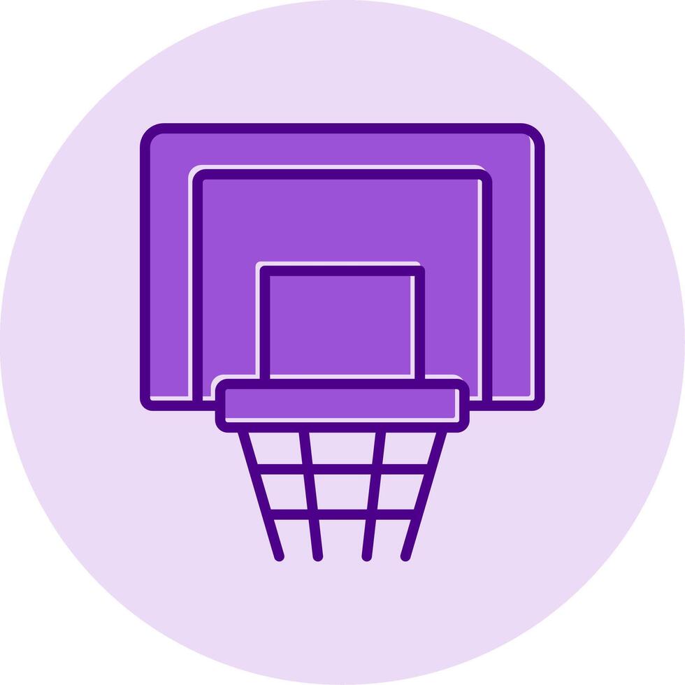 basketbal hoepel vecto icoon vector