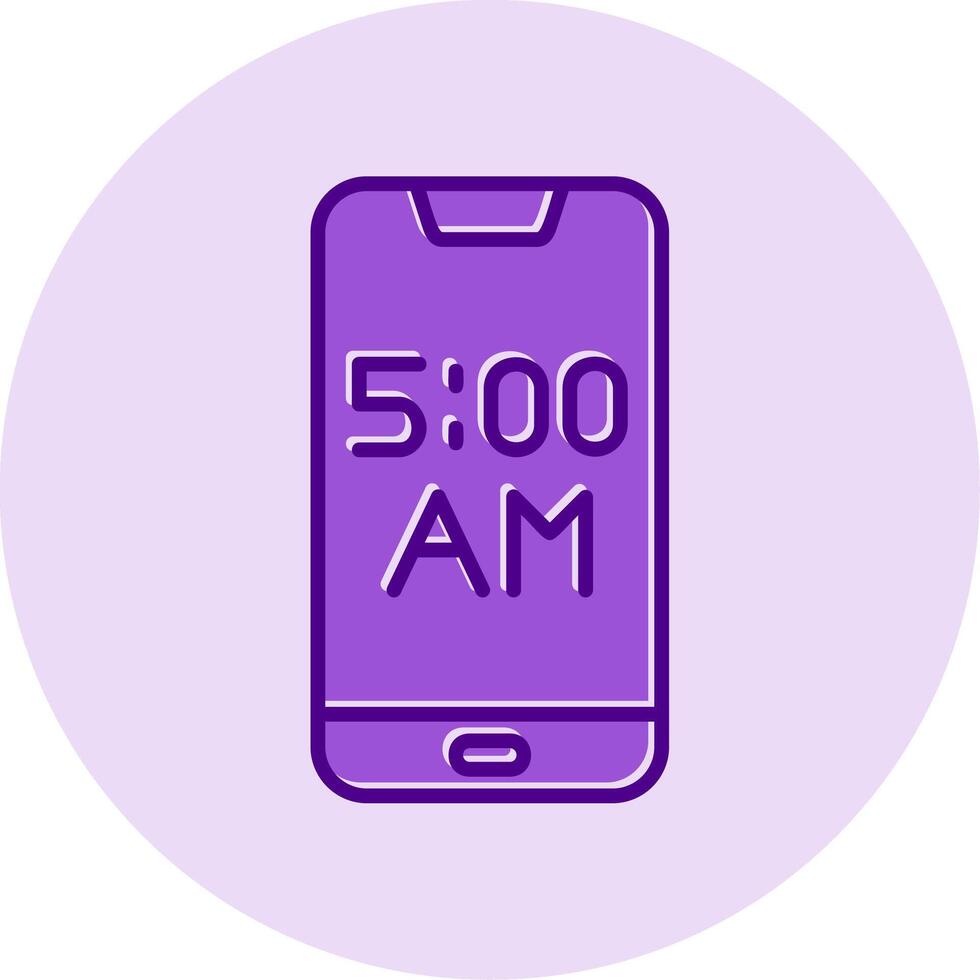 smartphone alarm vecto icoon vector