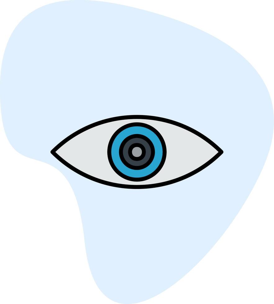 oog vecto icoon vector