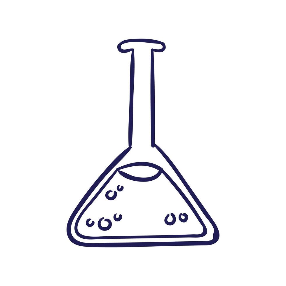 vector chemisch buis icoon ontwerp vloeistof biologie chemie teken en symbool