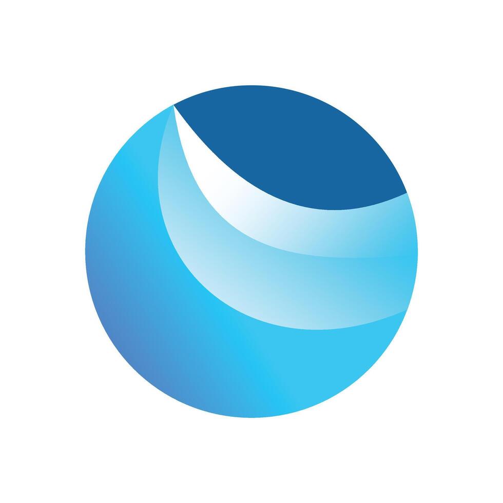 vector logo ronde helling kleurrijk ontwerp