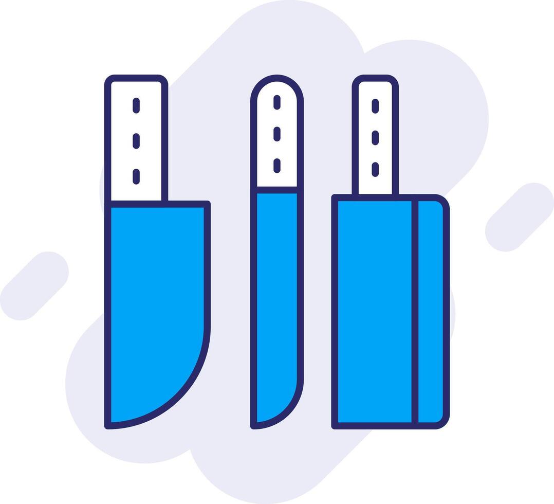 messen lijn gevulde achtergrondgeluid icoon vector