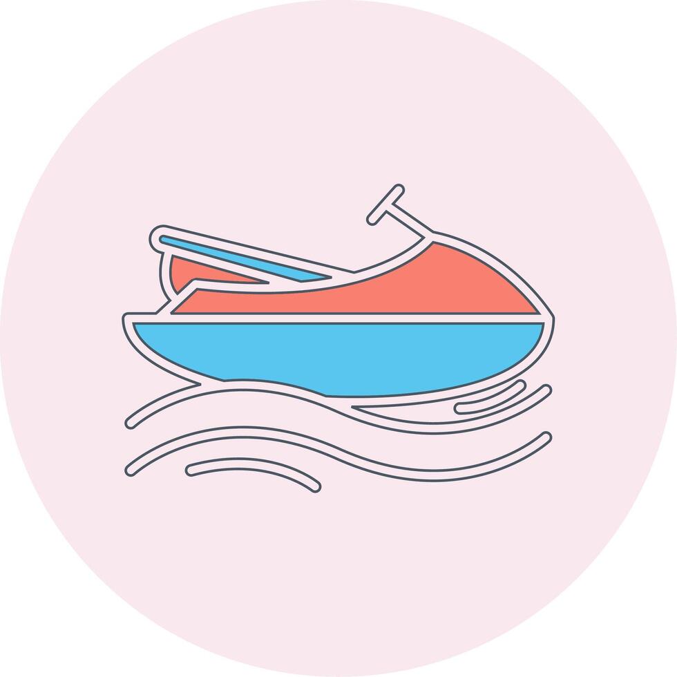 jetski vecto icoon vector