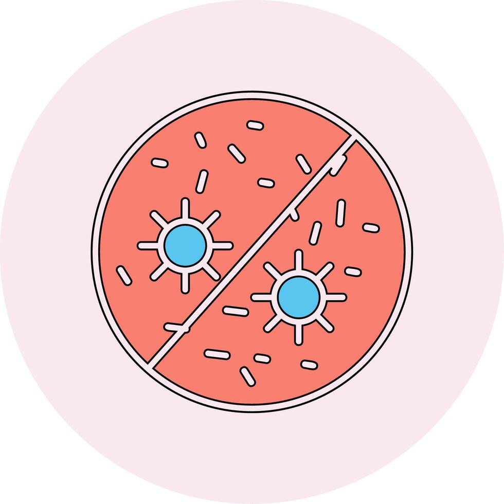 antibacteriële vecto icoon vector