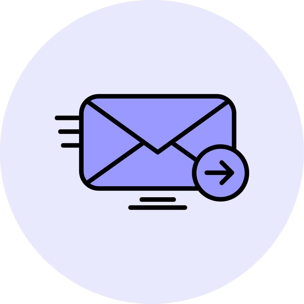 e-mail verzonden vecto icoon vector